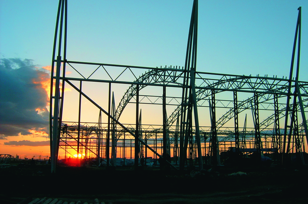 Single Hall Arc Truss Museum Project build by Jinhuan Steel Structure