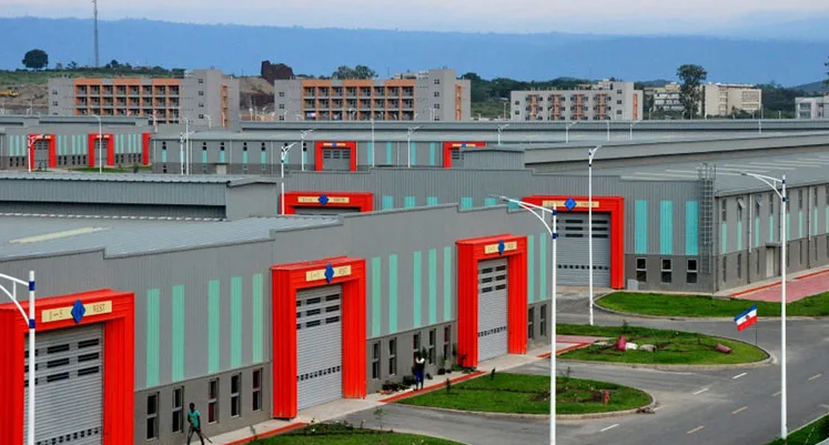 Adama Industrial Park featuring with industrial steel Structure building by jinhuan steel structure