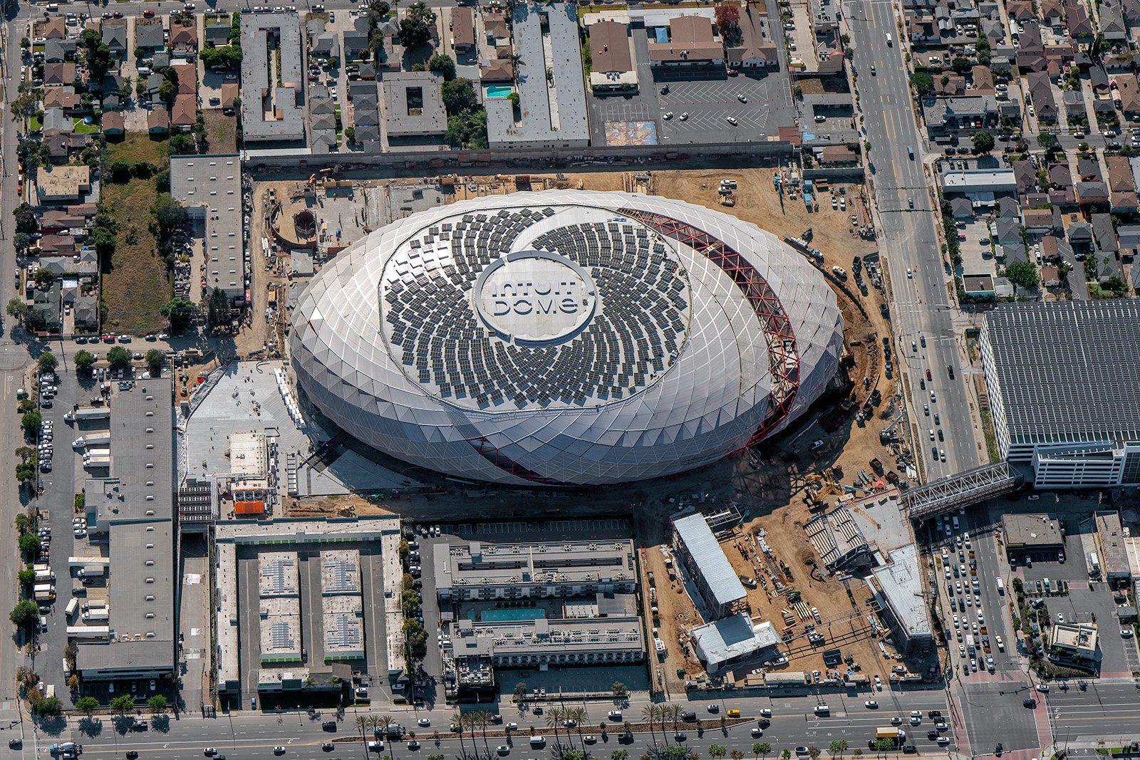 Large span space structure Layout picture of Intuit dome