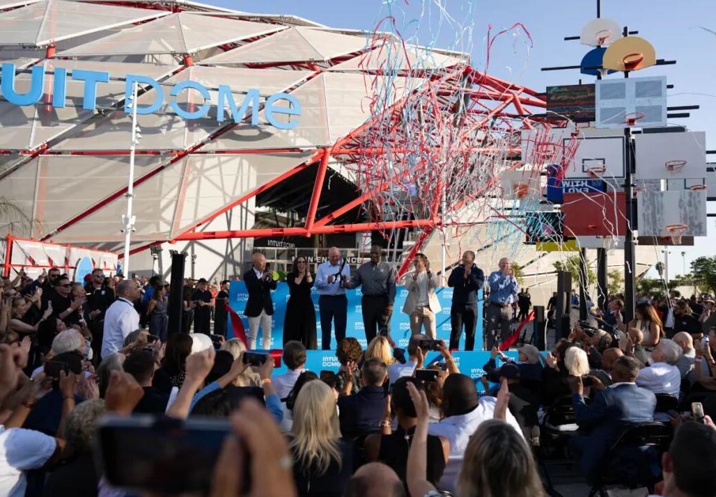 The celebration day of Intuit Dome